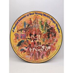 Vintage 1970s Souvenir of Walt Disney World Magic Kingdom Picture Record